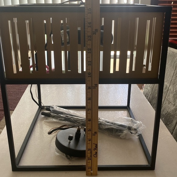 Matteo Lighting Modern Black and Gold Hanging Ceiling C67704MB NWOT - Picture 5 of 7